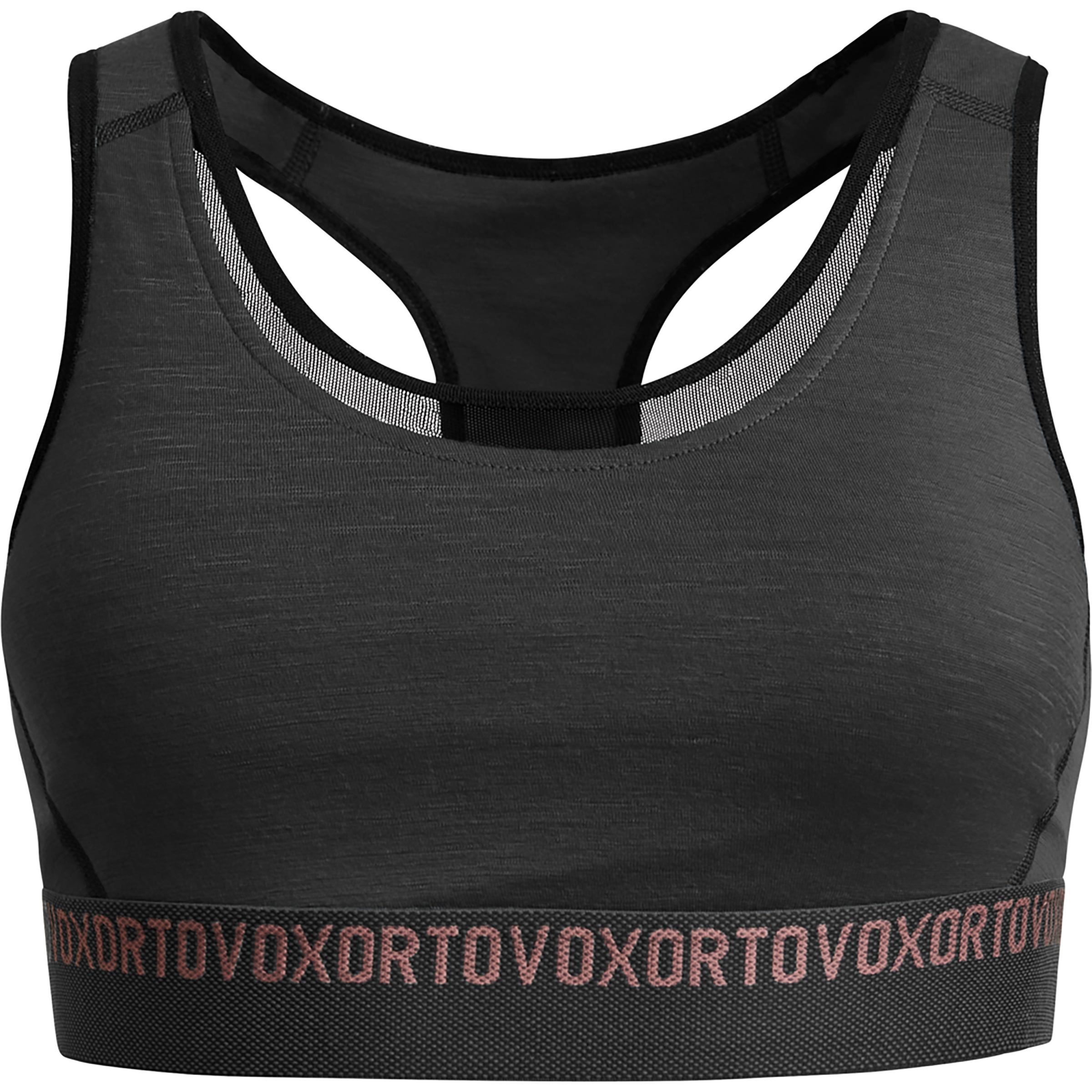 Ortovox 185 Rock'N'Wool Sport BH Damen Sport-BHs schwarz Größe M Hautfreundlich Merinowolle