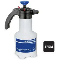 Birchmeier Clean Matic 1.25 E blau EPDM Drucksprühgerät Flachstrahldüse, für alkalische Sprüh- und Schaummittel