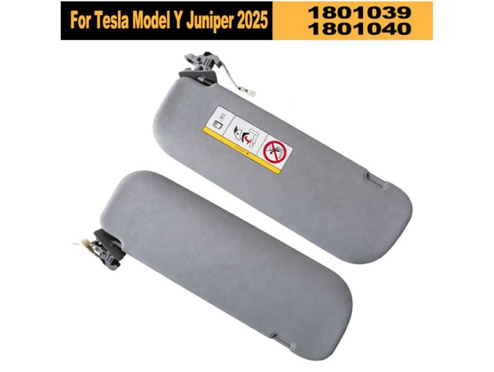Pare-soleil pour Tesla Model Y Juniper 2025, pare-soleil avant, protection contre la lumière du pare-brise, remplacement direct, 1801039-45-G 1801040-35-G