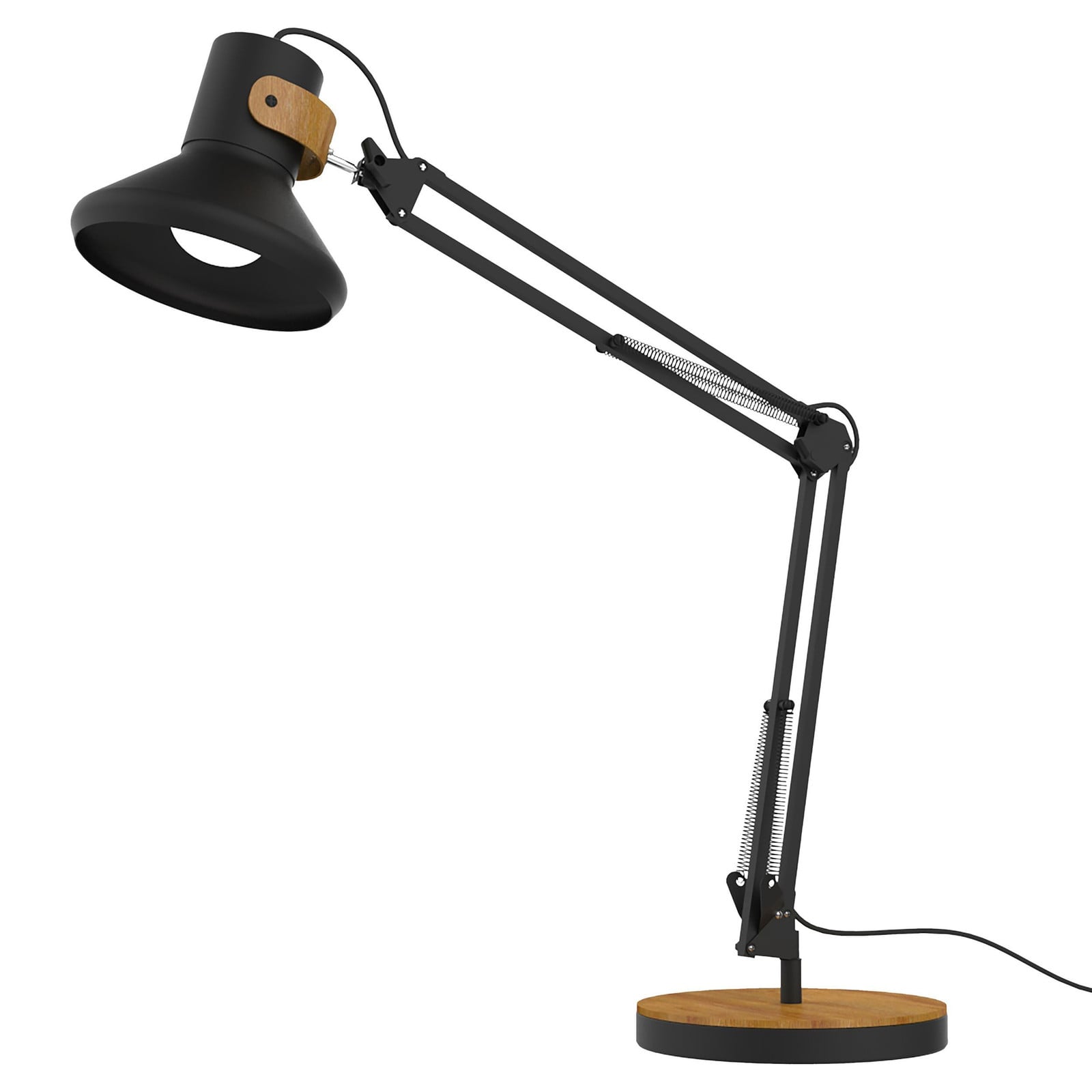 Unilux Baya LED tafellamp zwart/bamboe
