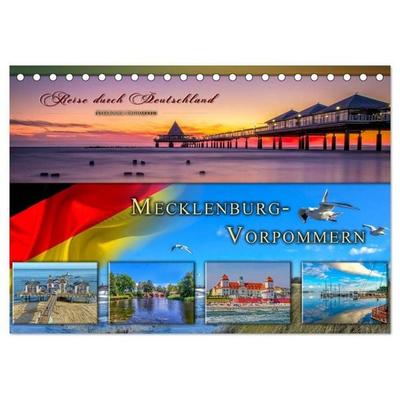 Reise durch Deutschland - Mecklenburg-Vorpommern (Tischkalender 2027 DIN A5 quer), CALVENDO Monatskalender