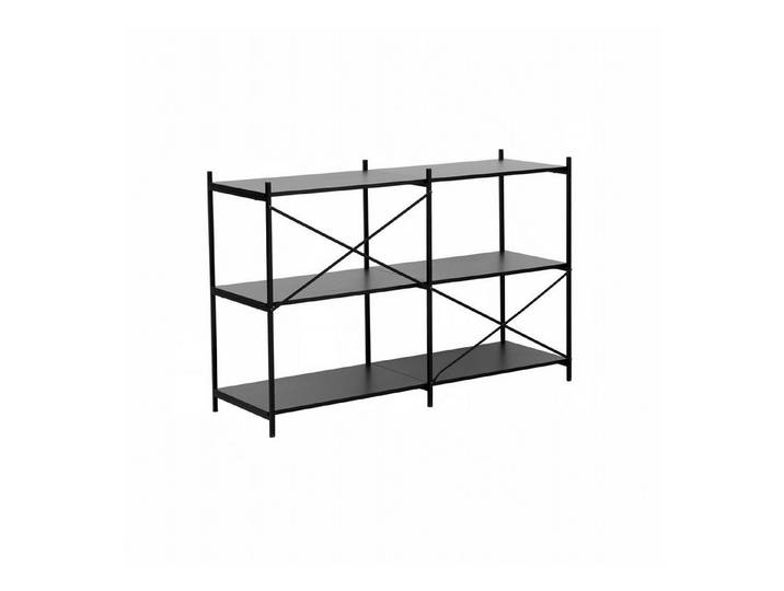 Happy Home Standregal Holz-Metall Standregal 3 Ablageflächen stabil & pflegeleicht modern