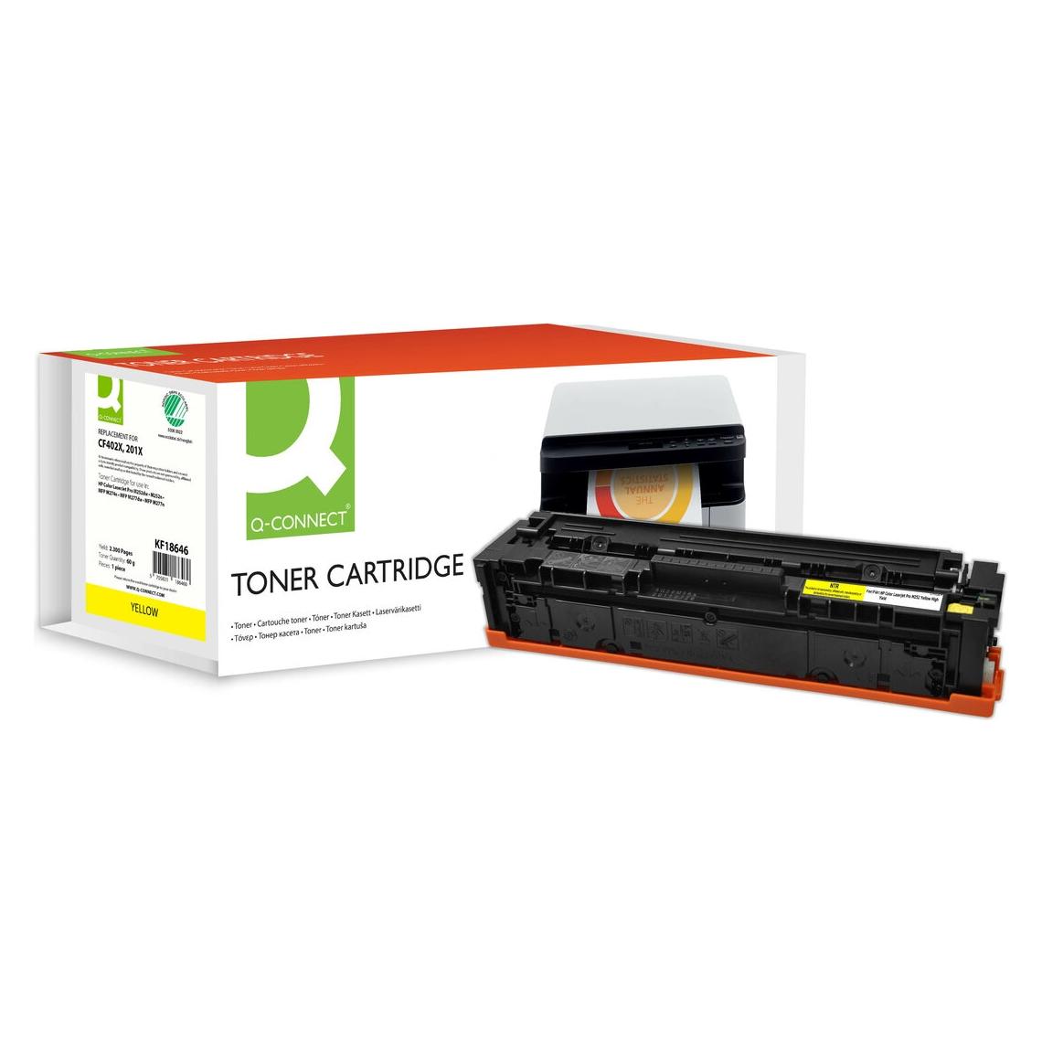 Q-Connect Connect Toner 201X yellow (Y) (KF18646)