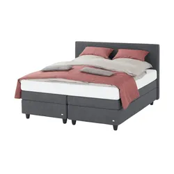 RUF Boxspringbett   ¦ grau ¦ Maße (cm): B: 206 H: 113