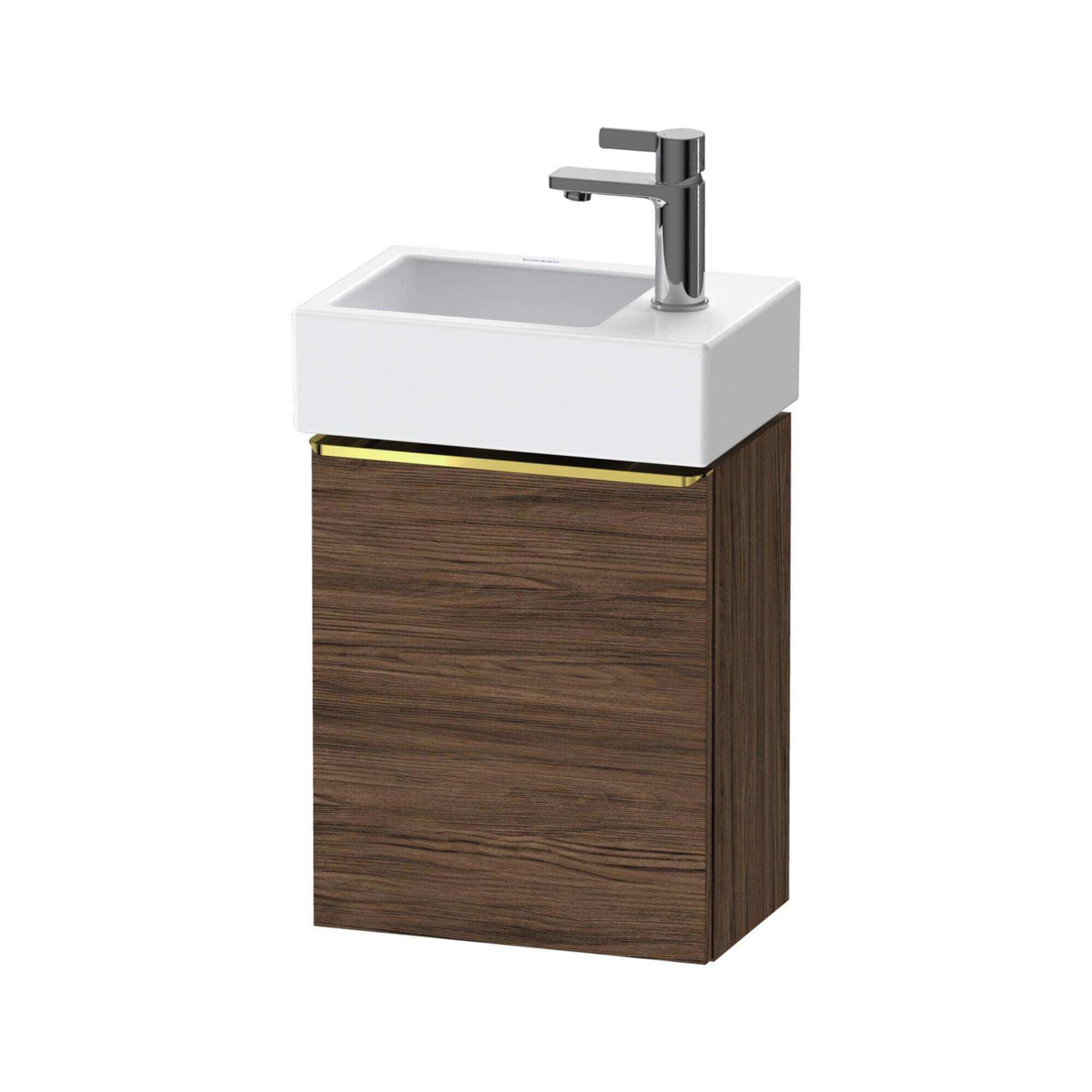 Duravit Waschtischunterschrank D-Neo 36,4x22,2x44cm, 1 Tür, An R, g pol/Nu d (DE4218R34210000)