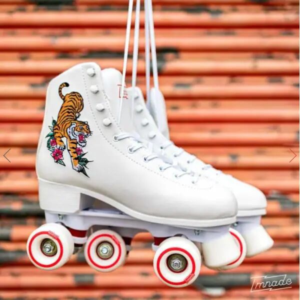 Rollschuhe LMNADE Tattoo Tiger Quad (Weiß - 40)