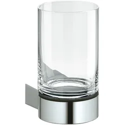 KEUCO PLAN Glashalter, Echt-Kristallglas, 14950019000, Farbe: Verchromt