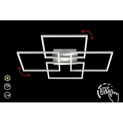 BRILONER LEUCHTEN LED Deckenleuchte "FRAME", weiß, Leuchten, LED Deckenleuchte