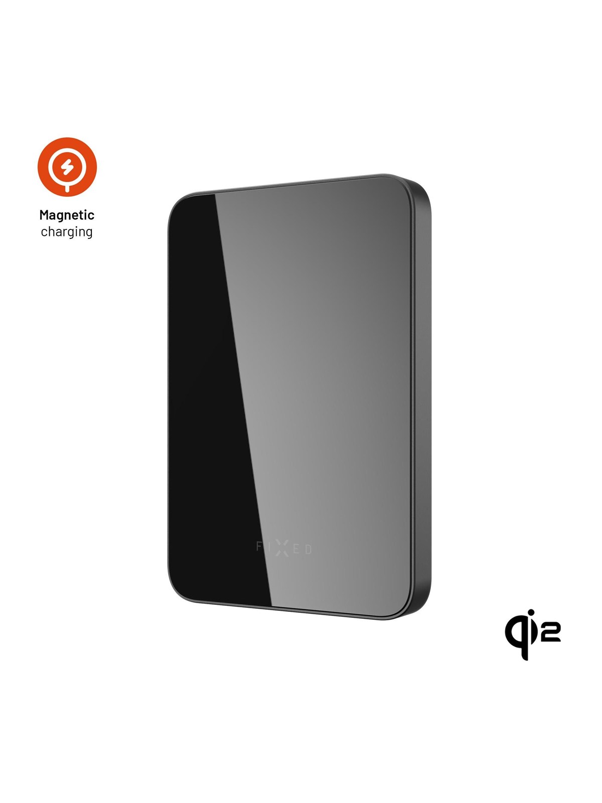 FIXED MagZen 5 Crystal Qi2 standard 5000 mAh Black - 5000 mAh