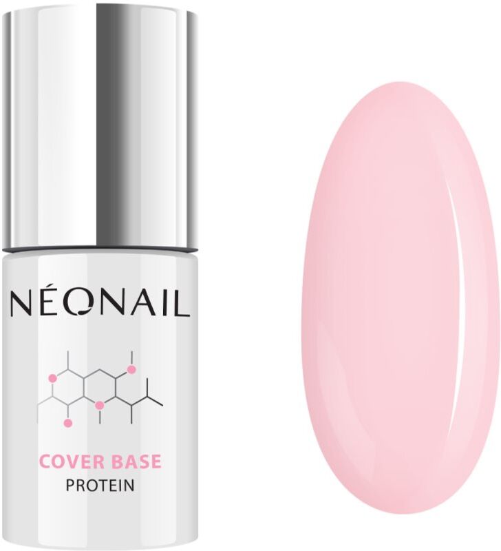 NEONAIL Cover Base Protein base coat gel for gel nails shade Nude Rose 7.2 ml