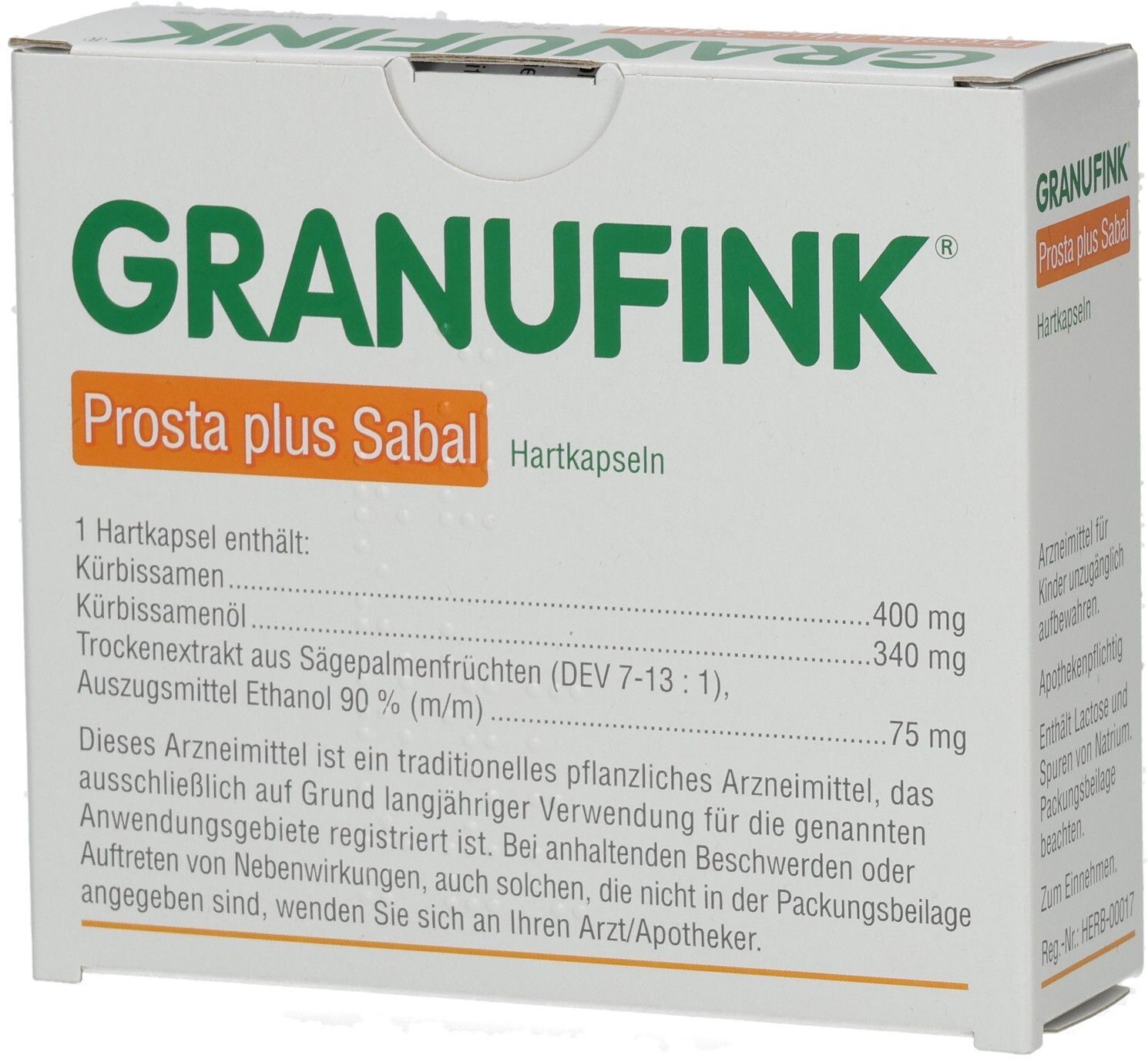 Granu Fink® Prosta plus Sabal Kapseln 60 St 60 St Kapseln
