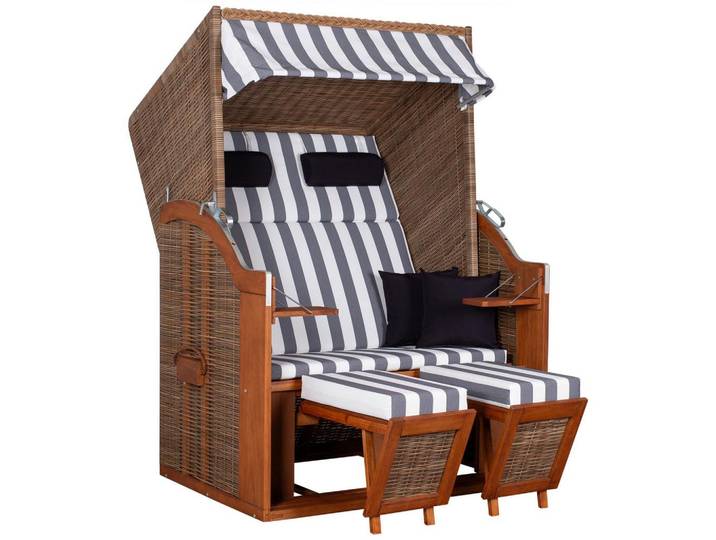 Strandkorb PURE braun