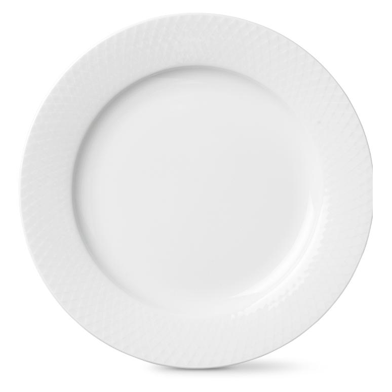 Lyngby Rhombe Teller flach (1x, 23 cm) (201223)