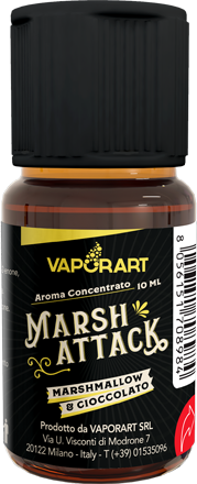 VaporArt Marsh Attack Aroma Concentrato 10ml Marshmallow Cioccolato