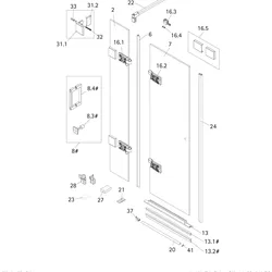 HSK Ersatzteile Dichtungssatz, Set, E160190-99 E160190-99