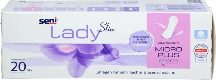 Seni Lady Slim Inkontinenzeinlage micro plus 20 St Einlagen