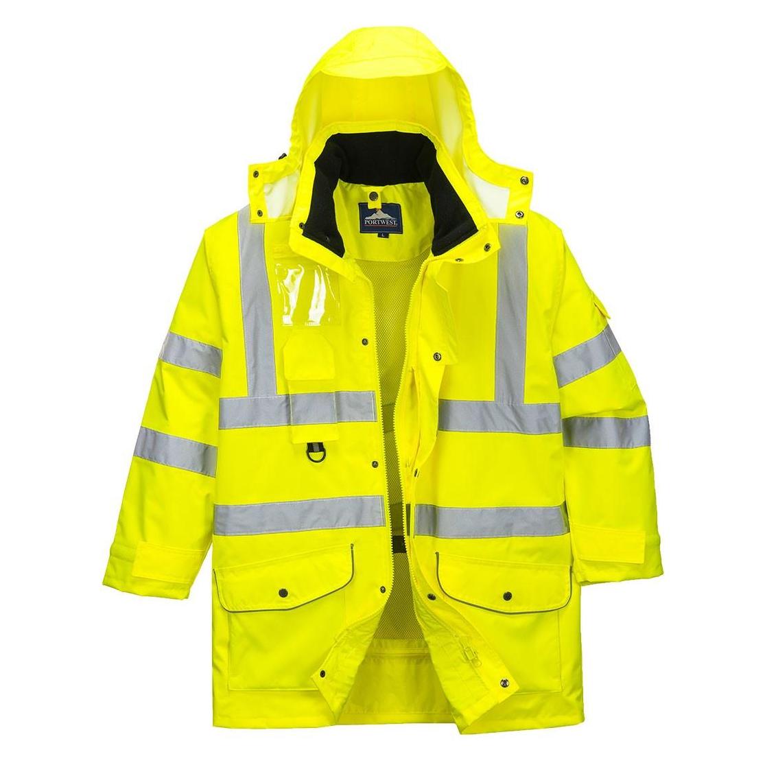 Portwest 7 in 1 Warnschutz-Traffic-Jacke 5XL (5XL) (34389084)
