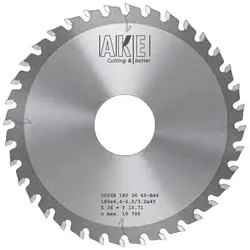 AKE Kreissägeblatt HW 200,00X3,2-4,0/2,80X30,00 Z60 F kon. - 0026B.200.60.30-B32