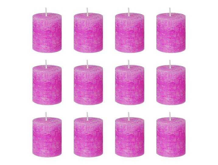 Bougies RUSTIC - lot de 12 8cm Baies