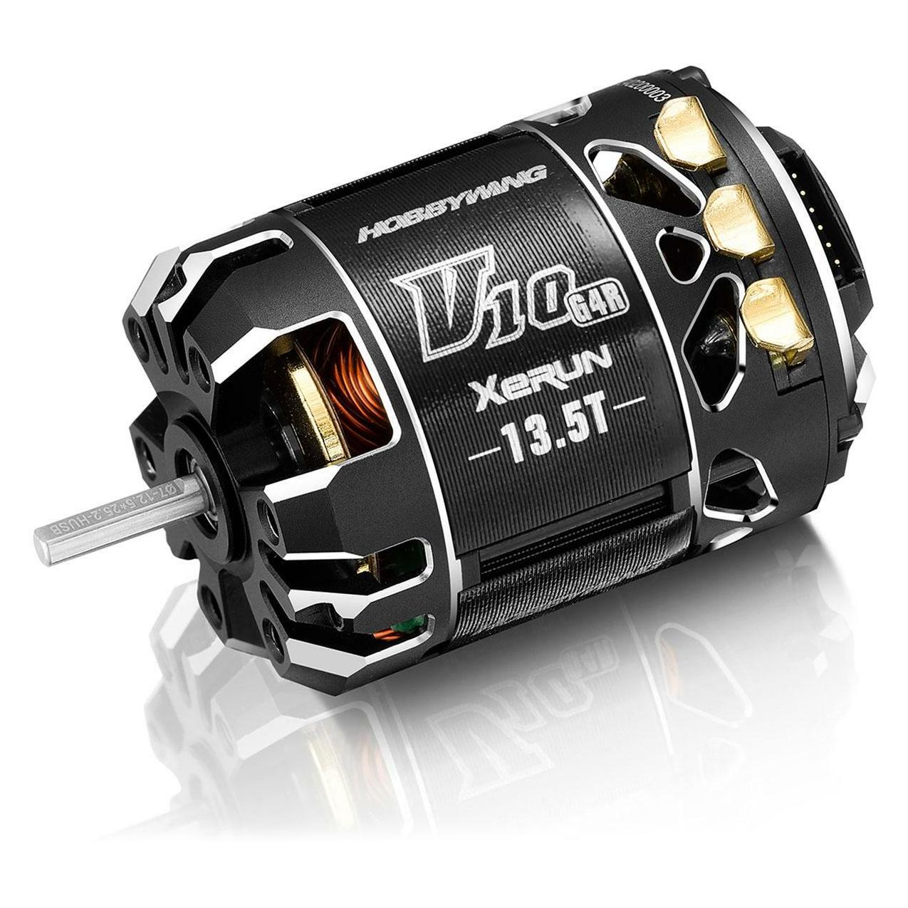 Hobbywing Xerun V10 Brushless Motor G4R (2-3s) 13.5T Sensored für 1:10 (HW30401749)