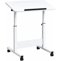 Relaxdays Laptoptisch, Notebook Ständer, Weiss
