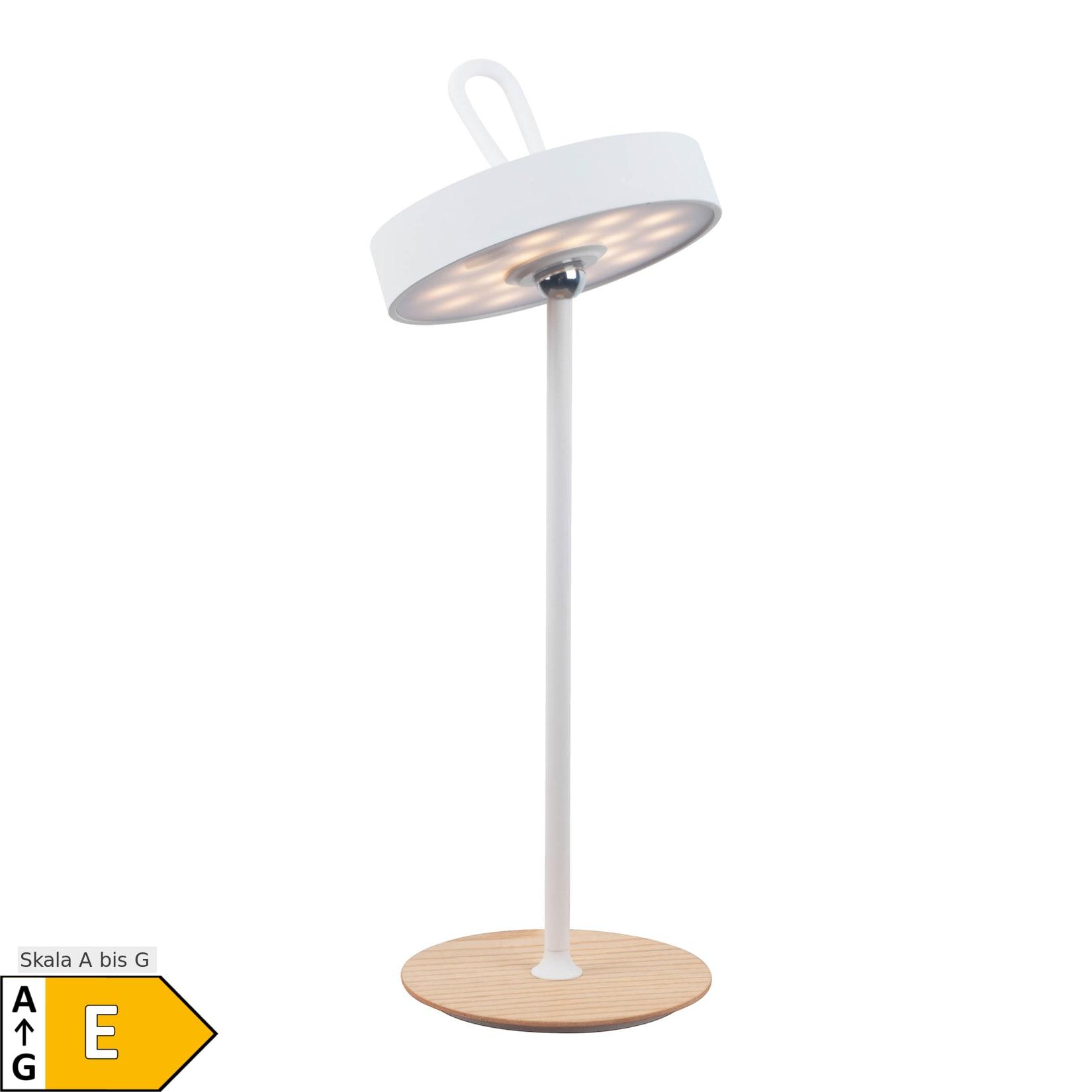Näve LED-Akku-Tischleuchte "ELLI" weiß