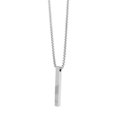 Kette ohne Anhänger ADELIA´S "Halskette mit Anhänger – aus Edelstahl", silber, Halsketten, Damen, 61cm, Edelstahl, Geschenkidee: zeitlos und vielseitig