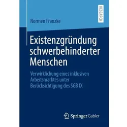 Franzke:Existenzgründung schwerbehinder, Fachbücher von Normen Franzke