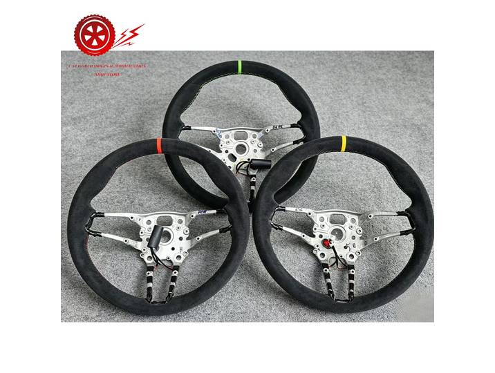 Volant en cuir suédé complet pour Porsche 911 992 Panamera Cayenne 718 Macan 971 Boxster Cayman Taycan Carrera