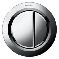 Geberit, Betätigungsplatte, Fernbetätigung Typ 01 pneumatisch 2-Mengen-Spülung Möbeldrücker chrom 116.050.211
