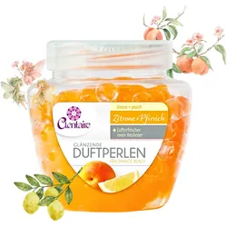 CLENTAIRE Duftperlen Zitrone + Pfirsich 12 x 200g