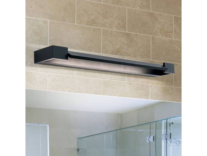 ORION Wandleuchte Mariln, schwarz, für Badezimmer, Aluminium, Modern
