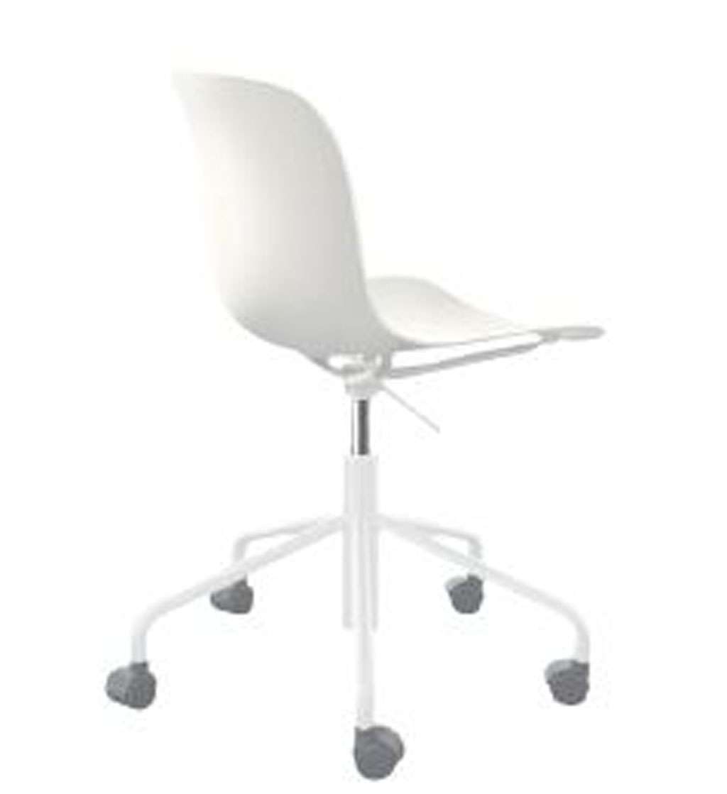 Magis Troy Bürostuhl (ohne Armlehnen, beige, verchromt) ohne Armlehnen | beige | verchromt SD2350/1733 C