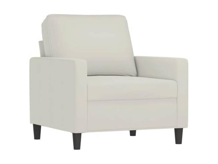 Sessel, Velours, Creme, 60 cm, Metall Robuster Rahmen, gepolsterte Sitzfläche, modernes Design, max. Belastung 110 kg