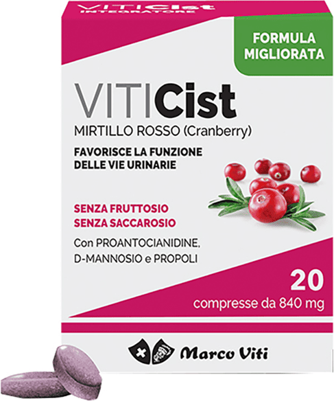 Marco Viti VitiCist Mirtillo 20 Compresse Integratore Per Le Vie Urinarie