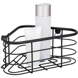 Wenko, Duschablage, Eckablage Trestina schwarz (25 x 10 x 16.50 cm)