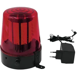 EUROLITE LED Polizeilicht 108 LEDs rot Classic