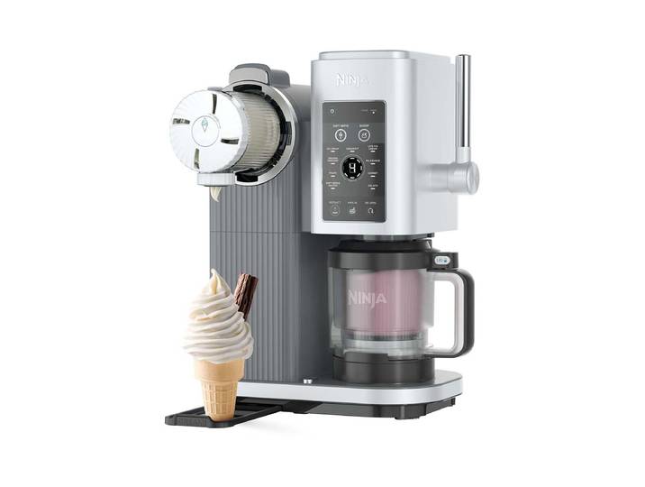 Ninja NC701CH CREAMI Swirl Eismaschine Silber