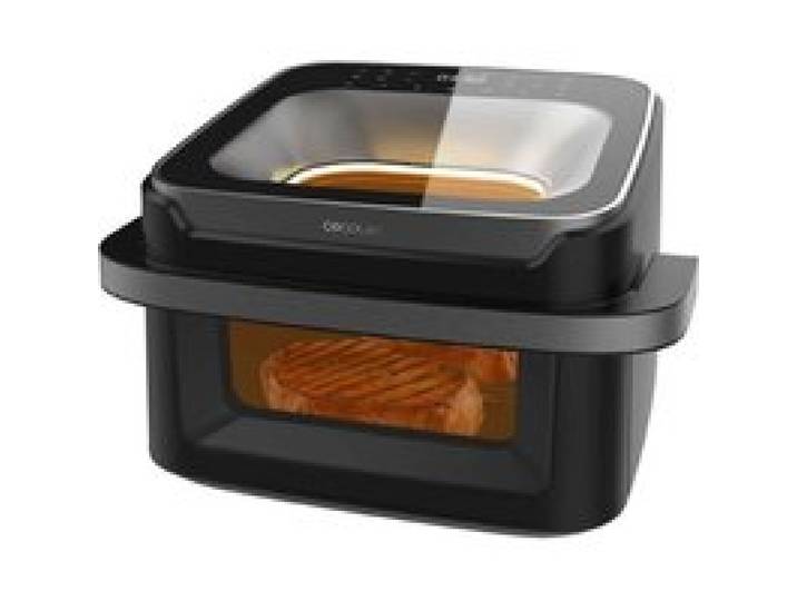 Cecotec Friteuse à Air sans Huile - Air Fryer 10L Cecofry Advance 10000 Full Vision. 2200W Paroi Divisante 12 Menus
