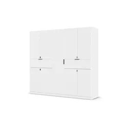 Drehtürenschrank  Thurso ¦ weiß ¦ Maße (cm): B: 226 H: 210