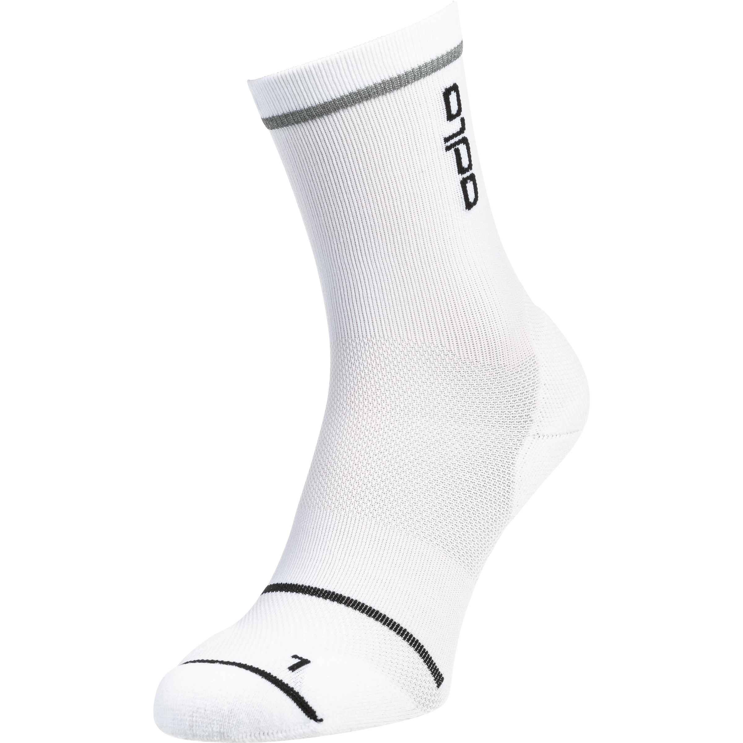 Odlo Ceramicool Reflective Fahrradsocken weiss Größe 39 Rennrad | Gravel Kühlend
