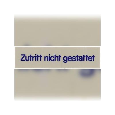 Contacto Schild ZUTRITT NICHT GESTATTET