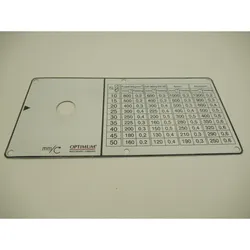Optimum Label B50GSM Vorschubgeschwindigkeit