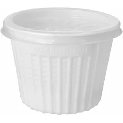 Papstar 25x Mehrwegschalen Suppenschalen inkl. Deckel rund 500 ml O11,5 cm weiß