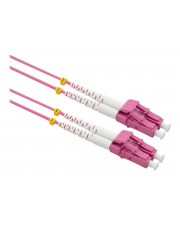 ROTRONIC-SECOMP VALUE Patch-Kabel LC Multi-Mode M bis M 7 m 4 mm Glasfaser Duplex 50/125 Mikrometer OM3 halogenfrei violett (21.99.8838)