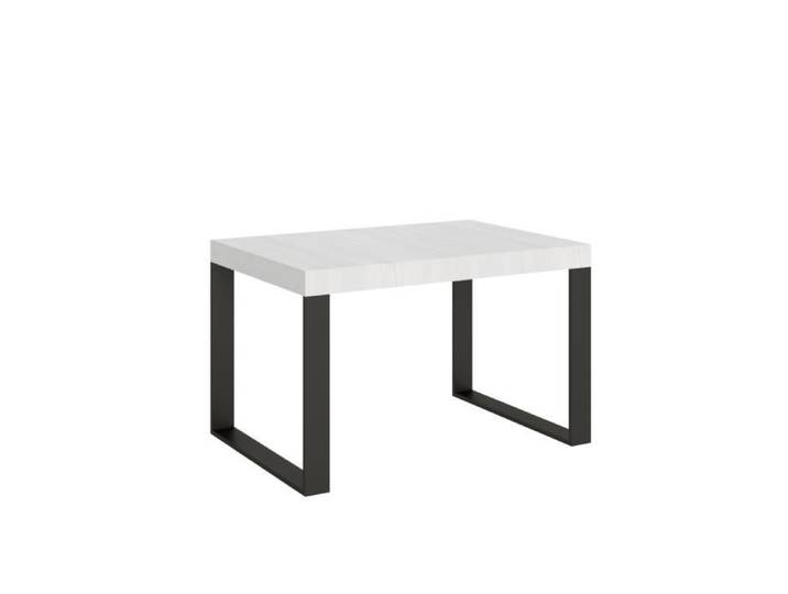 Table extensible - Tecno - Frêne Blanc - Rectangulaire - 10 personnes - 90x120/224 cm