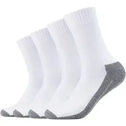 CAMANO Herren Socken Online pro tex function Socks 4p, Größe 43-46 in Weiß Weiß