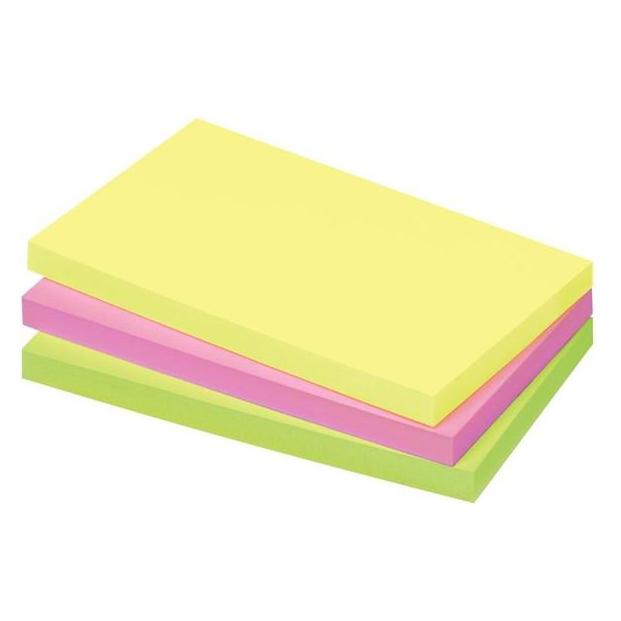 Info Box Haftnotizen Standard farbsortiert 3 Blöcke (125 x 75 mm) (5655-21BOX)