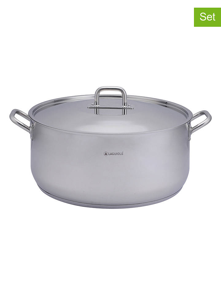 Laguiole 2tlg. Kochtopf in Silber - Ø 50 cm - onesize