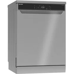 Sharp QW-NA3YF42AI-DE, Geschirrspüler Freistehend, Mehrfarbig, Silber